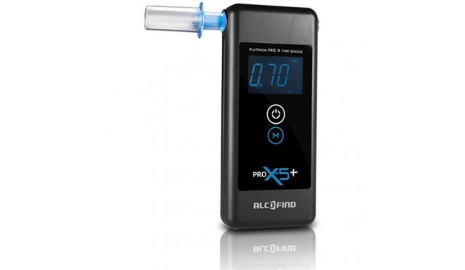 Alcofind Pro x-5+ breathalyzer 5 years warranty, 12 months service