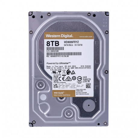 Western Digital Gold WD8005FRYZ sisemine kõvaketas 3.5" 8 TB Serial ATA III