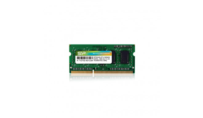 Silicon Power SP004GLSTU160N02 memory module 4 GB 1 x 4 GB DDR3L 1600 MHz