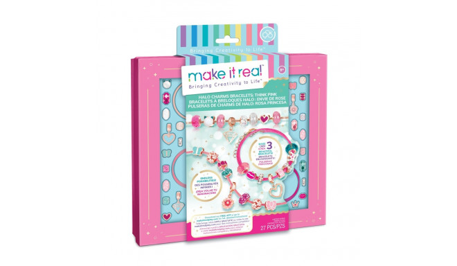 MAKE IT REAL Käsitöökomplekt - Käevõrud Roosa Maailm