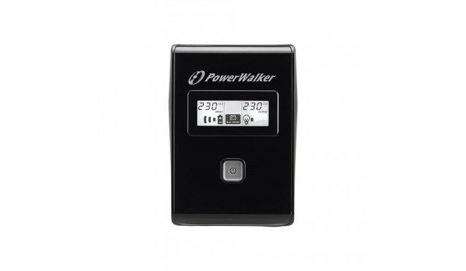 POWERWALK VI 650 LCD Line-Interactive UPS 650VA 2x SCHUKO, RJ11, USB, LCD