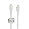 Belkin BOOST↑CHARGE PRO Flex USB cable 2 m USB 2.0 USB C White