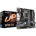 Gigabyte Q670M D3H Motherboard - Supports Intel Core 14th CPUs, 6+1+1 Phases Hybrid Digital VRM, up 