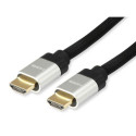 Equip 119382 HDMI cable 3 m HDMI Type A (Standard) Black, Silver