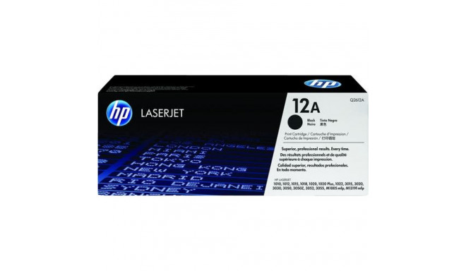 HP 12A Black Original LaserJet Toner Cartridge