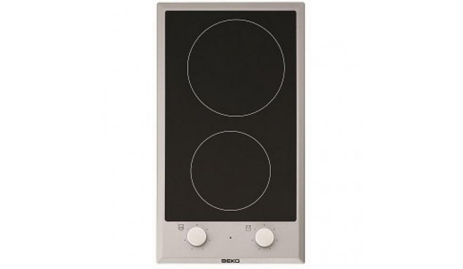 Beko HDCC 32200 X hob Black Built-in Ceramic 2 zone(s)