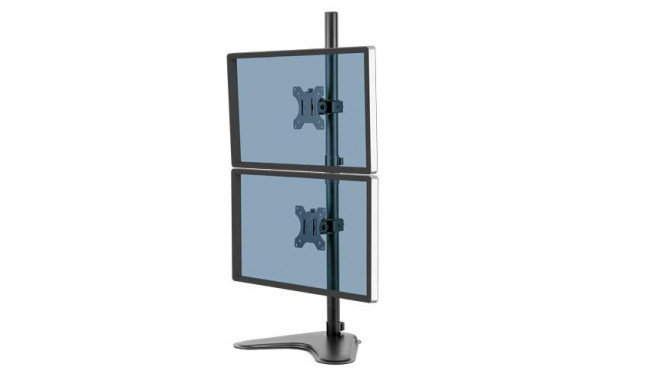 Fellowes Seasa Dual Stacking Monitor Arm - Freestanding Monitor Mount for 8KG 32 inch Screens - Ergo