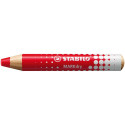 Tahvlimarker puidust STABILO MARKdry, punane, südamik 10mm, teritatav, PEFC