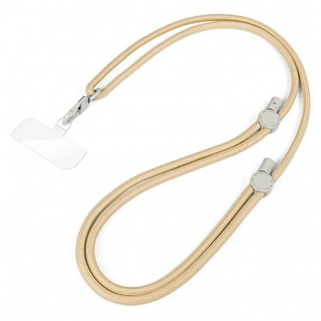 DUX DUCIS Plaz - cross-body phone strap - yellow