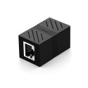 Ethernet Cable Coupler RJ45 (8P8C) CAT7 1Gbps, Black