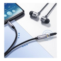Kaablipikendus 3,5 mm isane - 3,5 mm emane 1,0 m,  AV118 UGREEN, must