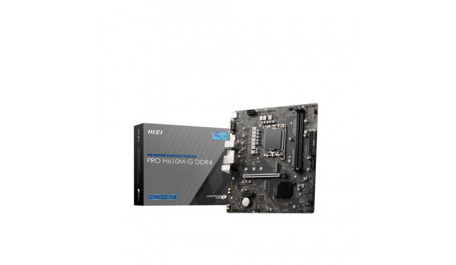 MSI PRO H610M-G DDR4 emaplaat
