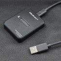 Qoltec 50314 salvestusseadme korpus SSD korpus Must M.2