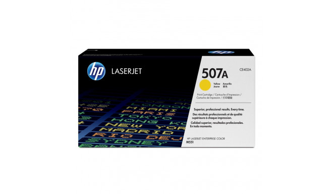 HP 507A - gul - original - LaserJet -