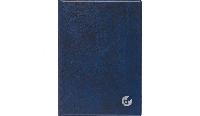 Book calendar Boss A5, WEEK vertical, spiral binding, plastic covers (BLUE) 00039/40069