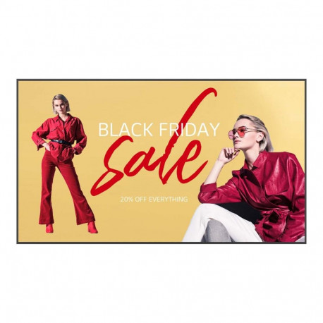 LG 110UM5K-B reklaamekraan 110-tolline ADS UHD 500cd/m2 1.200:1 WebOS kõlar