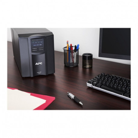 APC Smart-UPS SMT1000IC UPS AC 220/230/240V 700Watt 1000VA RS-232 USB output connectors 8 Black with