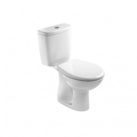püstine WC-pott 210 kaanega valge