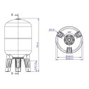 VERTICAL HYDROPHORE TANK 50 L S3050361 VERTICAL HYDROPHORE TANK 50 L S3050361