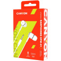 CANYON headphones EPM-01 Mic 1.2m White