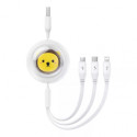 Baseus 3w1 Baseus USB uz USB-C, USB-M, Lightning