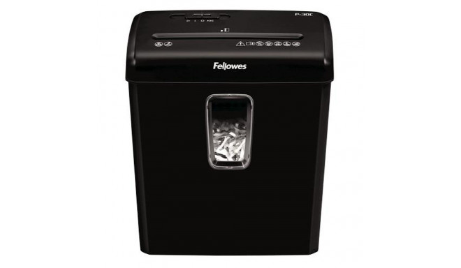 Fellowes Powershred P-30C paper shredder Cross shredding 22 cm Black