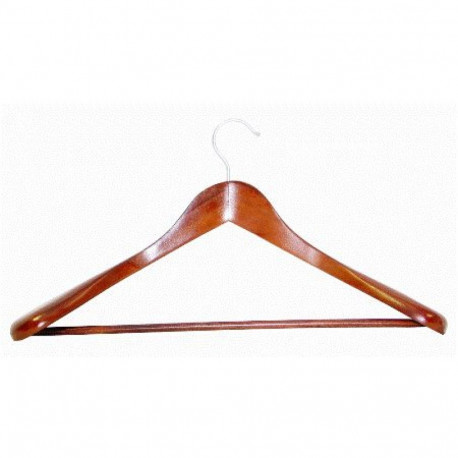 Riidepuu puidust SN-14016L/pruun, lai, pükstehoidjaga