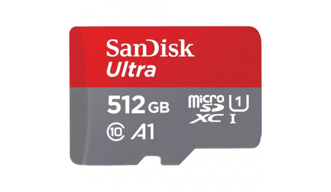 SanDisk Ultra MicroSDXC 512 GB Class 10 UHS-I/U1 A1 kaart (SDSQUAC-512G-GN6MA)