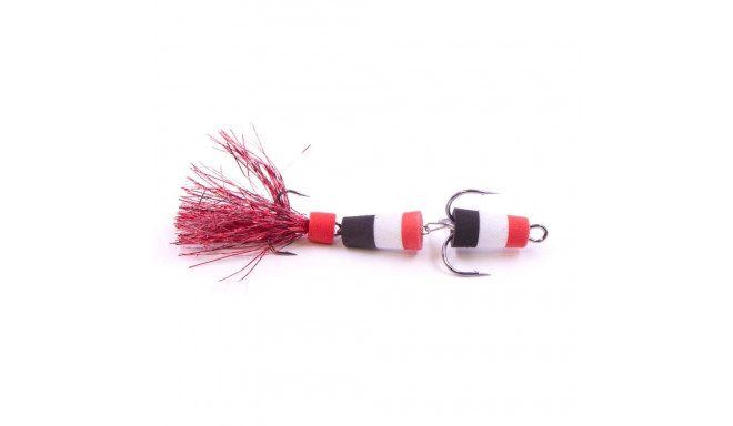 Lant Mandula 84mm/3.5g Punane/Valge/Must