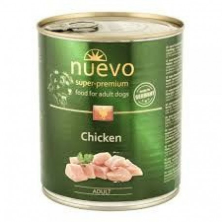 Complete (wet) feed NUEVO Dog Adult Chicken 800g