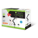 Techly ICA-LCD 514 monitor mount / stand 68.6 cm (27") Desk Black