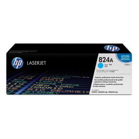 HP 824A tsüaan originaal LaserJet toonerikassett