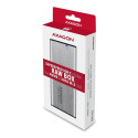 AXAGON EEM2-SG2 RAW BOX External Case for M.2 SSDs USB-C 3.2 Gen 2 - silver