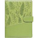 Book calendar BOSS A5 Week, horizontal, spiral bound, FASHION covers (OLIVE GREEN) 00071/40150