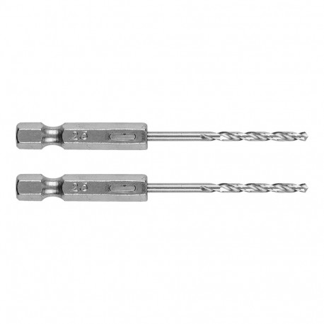 Wiertło do metalu Hex 2.5 mm, 2 szt. (5 tk.)