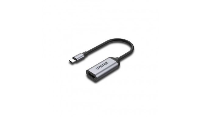 UNITEK V1420A video cable adapter 0.15 m USB Type-C HDMI Grey