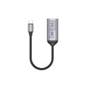 UNITEK V1420A video cable adapter 0.15 m USB Type-C HDMI Grey
