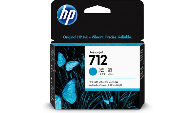 "HP Tinte 712 3ED67A Cyan"