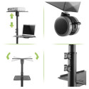 Mobile projector table