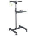 Mobile projector table