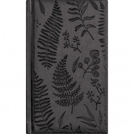 Book calendar DAY B6, hardcover, FASHION covers (BLACK SHINING) 00260/40249