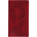 Pocket notebook M1, spiral binding, plastic covers (DARK RED) 00250/40126