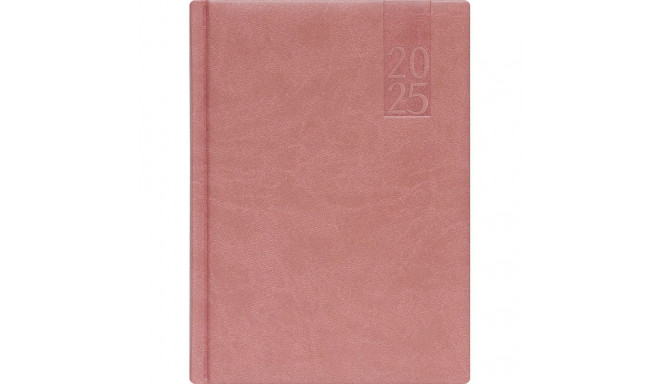 Book calendar WEEK A5, horizontal, hardcover, (OLD PINK) 00030/40356