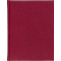 Book calendar WEEK A4 vertical, hardcover (DARK RED) 00065/40353