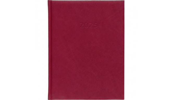 Book calendar WEEK A4 vertical, hardcover (DARK RED) 00065/40353