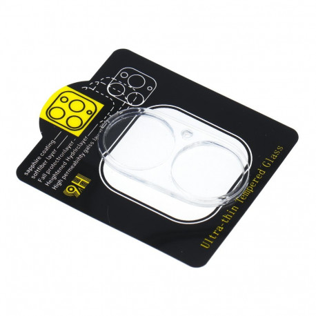 5D Full Glue Tempered Glass Camera Lens for iPhone 16 transparent
