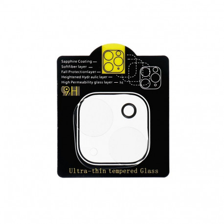 5D Full Glue Tempered Glass Camera Lens for iPhone 16 PRO transparent