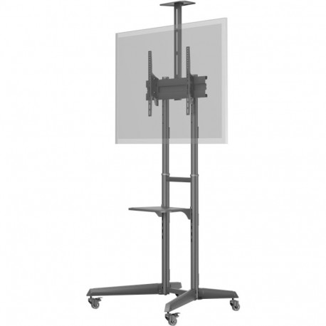Goobay Floor stand | 59508 TV Presentation Stand Pro (Size L) | Adjustable Height, Tilt | 37-70 " | 