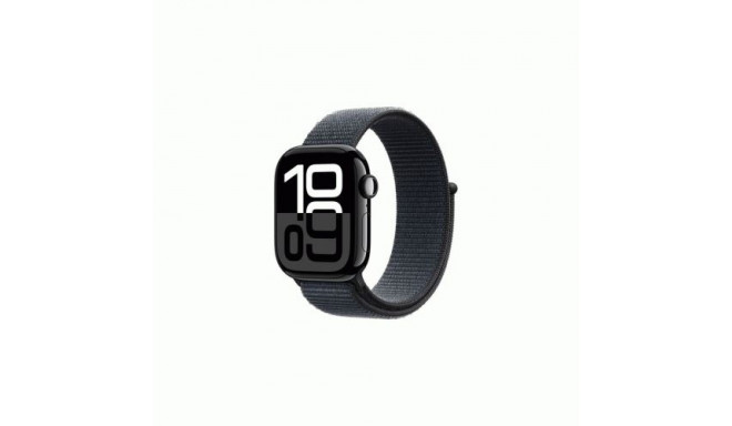 Apple Watch Series 10 GPS 42mm Jet Black Alu Case, Midnight Black Sport Loop EU MWWG3