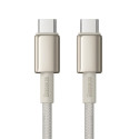 Baseus Tungsten Gold Fast Charging Data Cable Type-C to Type-C 100W 2m Titanium Galaxy Gold